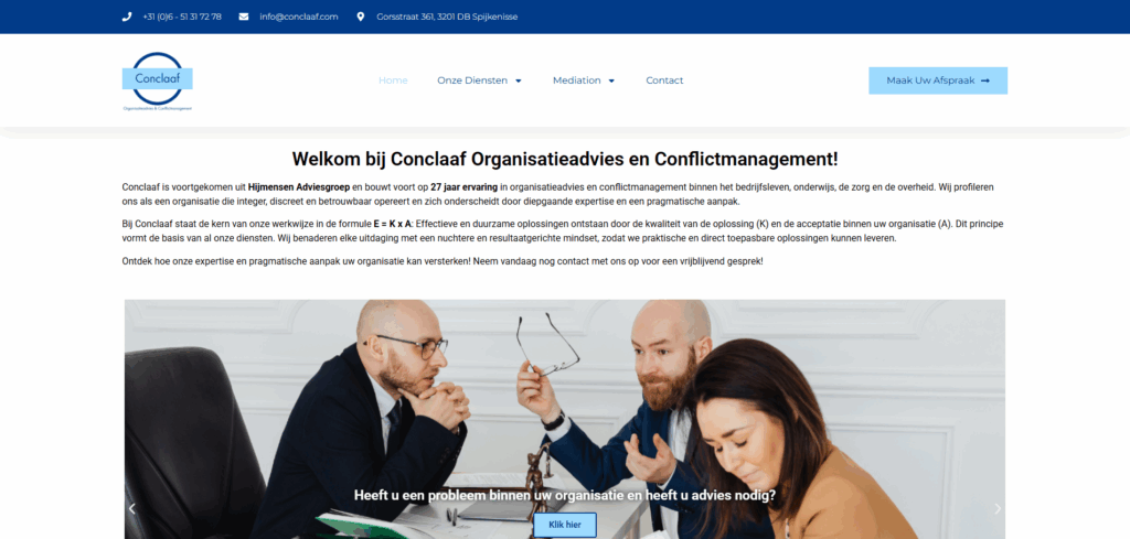 Conclaaf Website